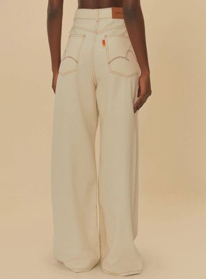 Imagen 2 del producto Pantalón Wide Leg con Cierre Tiro Alto