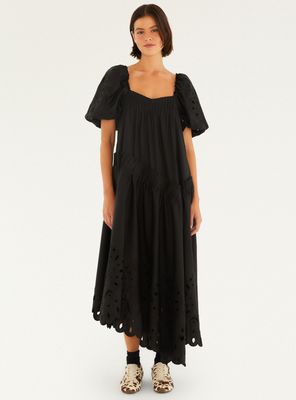 Imagen 1 del producto Vestido Mangas Aglobadas y Corte Irregular