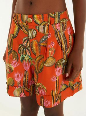 Bermuda Estampado Cactus