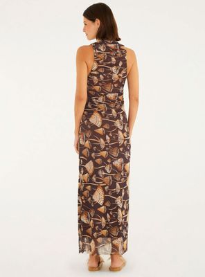 Imagen 2 del producto Vestido Full Estampado Escote Cerrado