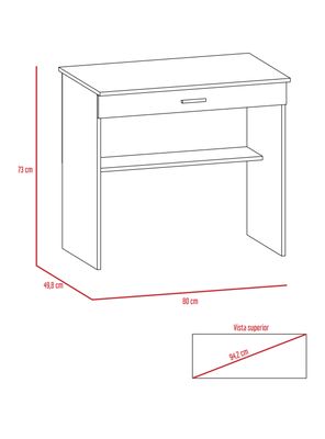 Imagen 2 del producto Escritorio 1 Cajón Blanco