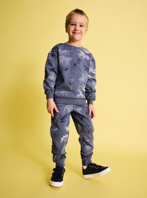 Buzo Bipack Full Estampado Dinosaurios