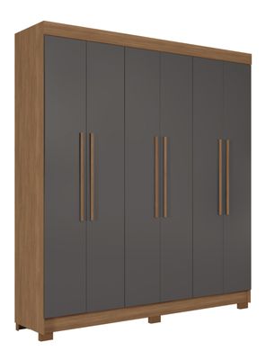 Clóset Toledo 6 Puertas 2 Cajones