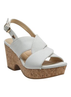 Imagen 2 del producto Sandalia Cuero Plataforma de Caucho Mujer