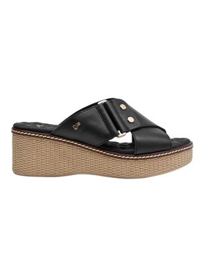 Sandalia Cruzada Correa y Plataforma Mujer