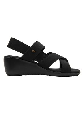 Sandalia Textil con Correas Entrecruzada Mujer