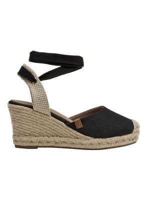 Sandalia Textil Animal Print  Mujer