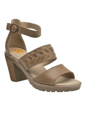 Imagen 2 del producto Sandalia Cuero Taco Alto Mujer