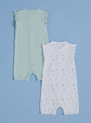 Imagen 2 del producto Pijamas Bipack Estampado con Vuelos en Mangas