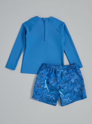 Imagen 2 del producto Traje de Baño 2 Piezas Estampado Marino