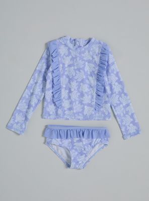 Imagen 1 del producto Traje de Baño Diseño Vuelos con Estampado a Juego