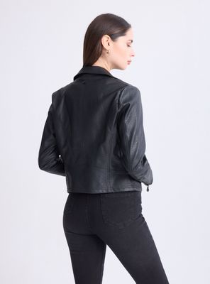 Imagen 2 del producto Chaqueta Simil Cuero Cierre Cruzado