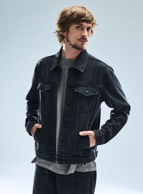 Chaqueta Trucker Negra