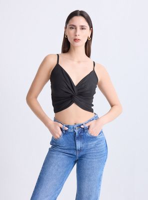 Polera Nudo Delantero Pabilos Ajustables