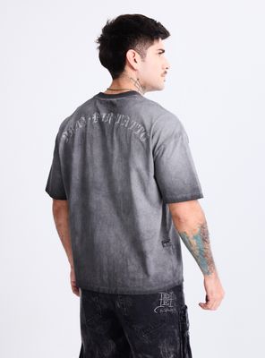 Imagen 2 del producto Polera Ed Hardy Loose Fit Estampado Espalda