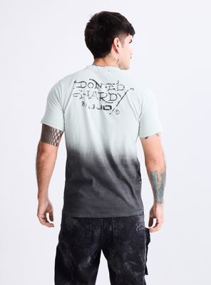 Imagen 2 del producto Polera Ed Hardy Lavado Gradiente Estampado Metalizado