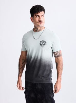 Imagen 1 del producto Polera Ed Hardy Lavado Gradiente Estampado Metalizado