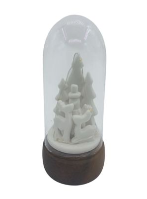 Adorno Vidrio White Luz 2