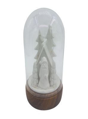 Adorno Vidrio White Luz 1