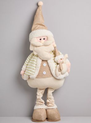 Extendible Santa White 107Cm