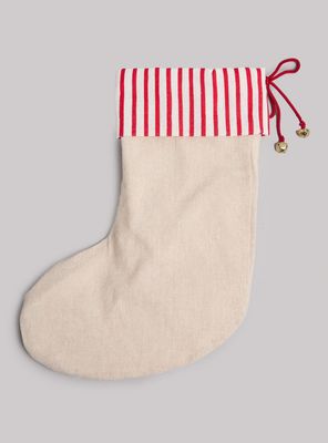 Imagen 2 del producto Bota de Navidad Natural Rayas