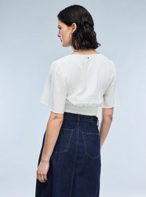 Imagen 2 del producto Blusa Nudo en el Frente