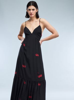 Imagen 1 del producto Vestido Estampado Cerezas Color