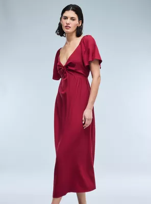 Vestido Escote Cruzado