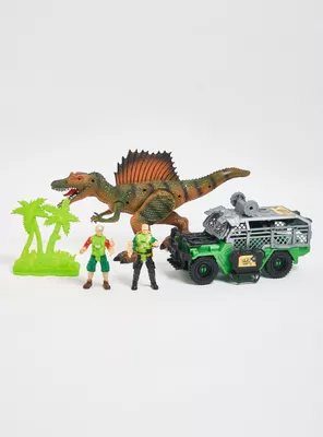 Set Dinosaurio Espinosaurio + Accesorios