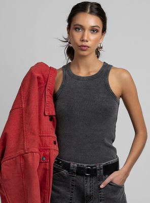 Polera Maru V Grafito