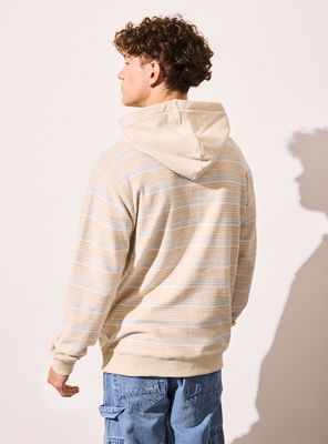 Imagen 2 del producto Polerón con Gorro y Tela Diseño Rayas