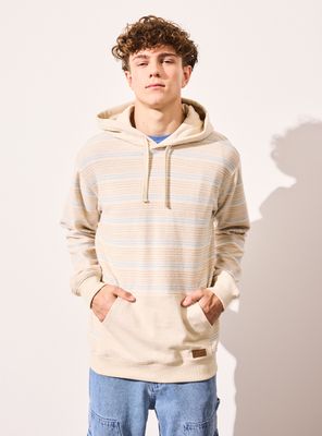 Imagen 1 del producto Polerón con Gorro y Tela Diseño Rayas