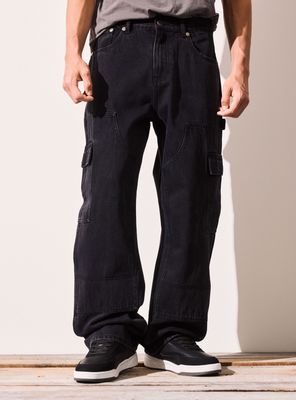 Jeans con Bolsillo Cargo