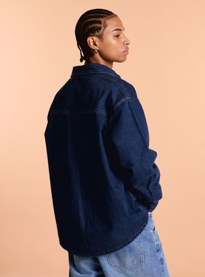 Imagen 2 del producto Camisa Sobrecamas de Mezclilla Oversize