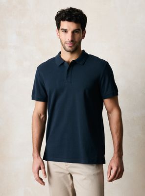 Polera Piqué Cuello Polo Básica