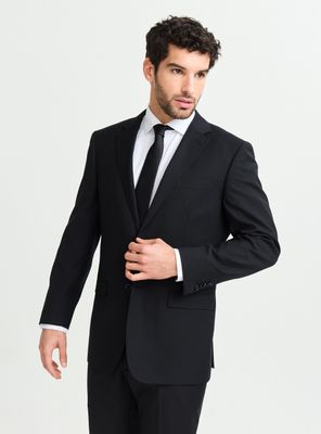 Traje Recto Regular Fit Lana Fantasía