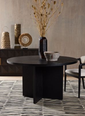 Imagen 2 del producto Mesa Comedor Redonda Pablo Negro