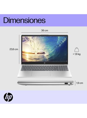 Imagen 2 del producto Notebook HP 15-FD0259LA Intel Core i5 16GB 512GB SSD 15,6 Full HD