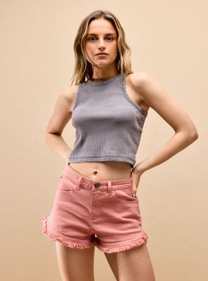 Polera Rib Detalle Espalda