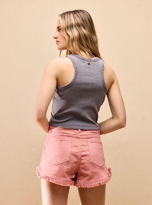 Imagen 2 del producto Polera Rib Detalle Espalda