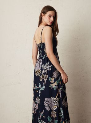 Imagen 2 del producto Vestido con Detalle de Crochet en Pecho