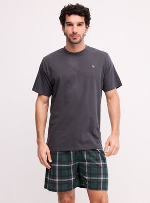 Pijama Cuello Redondo Algodón