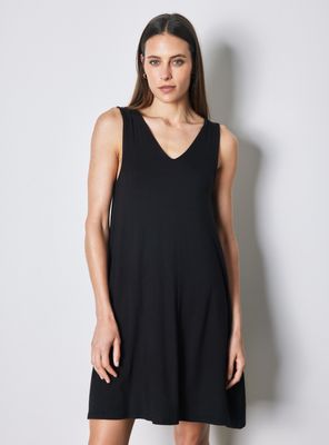 Imagen 1 del producto Vestido sin Manga Elasticada Tirante Ancho