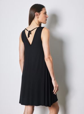 Imagen 2 del producto Vestido sin Manga Elasticada Tirante Ancho