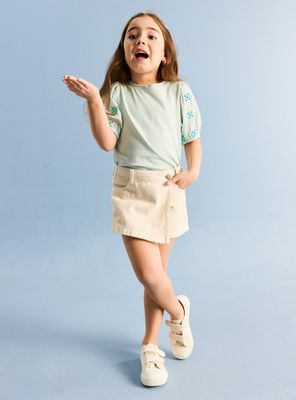 Imagen 1 del producto Short Tipo Falda Denim Color