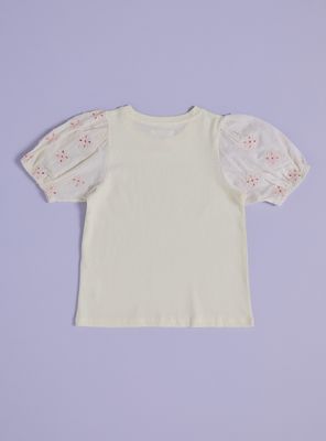 Imagen 2 del producto Polera Bordado Color en Mangas Niña