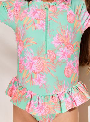 Imagen 2 del producto Traje de Baño Manga Larga con Cierre y Vuelos