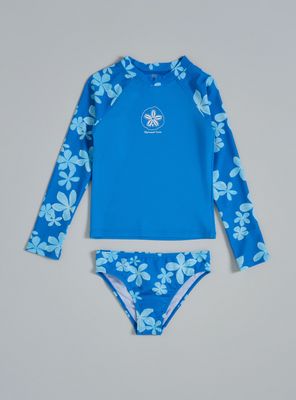 Imagen 2 del producto Traje de Baño Estampado con Manga Raglán