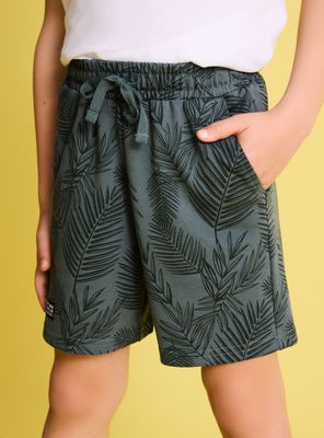 Bermuda Tipo Buzo Full Estampado