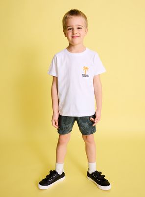 Imagen 2 del producto Bermuda Tipo Buzo Full Estampado